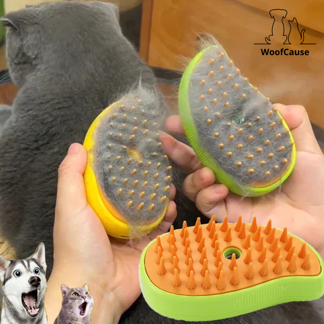 Brosse électrique à vapeur : Soin sain et écologique pour chats et chiens